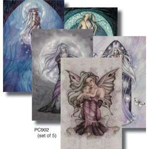  Jessica Galbreth Fairy & Mermaid Postcard Set of 5 Health 
