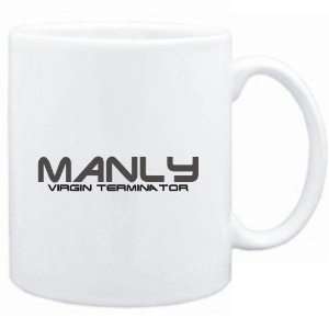  Mug White  Manly virgin terminator  Male Names: Sports 