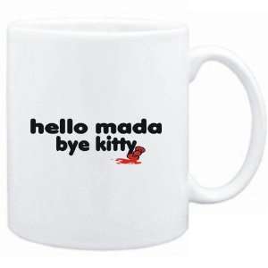  Mug White  Hello Mada bye kitty  Female Names Sports 