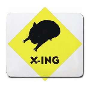  GUINEA PIG/HAMSTER.MOUSE CROSSING Mousepad Office 