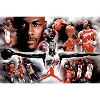 Deck Chicago Bulls   Michael Jordan NBA Wall Stars:  Sports 