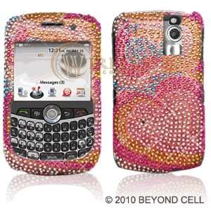  Cover Pink with Rainbow Love Hearts Design: Cell Phones & Accessories