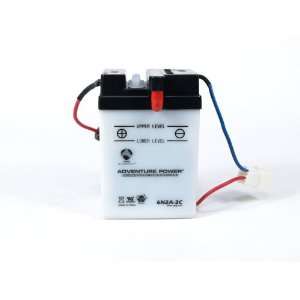   Battery   Conventional Wet Pack   6 Volt   2 Ah Capacity   W Terminal