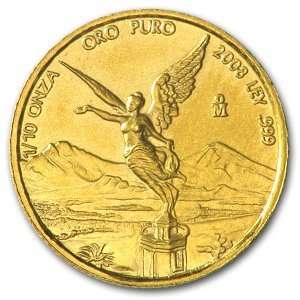  2008 1/10 oz Gold Mexican Libertad (Brilliant Uncirculated 