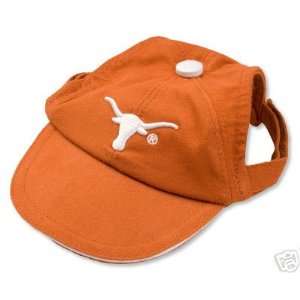  U of Texas Dog Pet Baseball Style Cap MED/LRG Kitchen 
