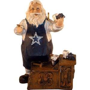  Dallas Cowboys Workshop Santa Christmas Tree Ornament by 