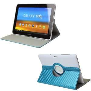   Leather Cover Stand Case for Samsung Galaxy Tab 10.1 P7500 P7510 Blue