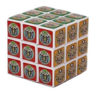   Cube Puzzle Toy with Facebook Stickers on the Surface: Toys & Games