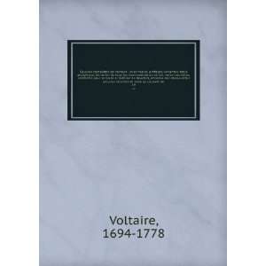  Oeuvres complÃ¨tes de Voltaire  avec notice, prÃ 