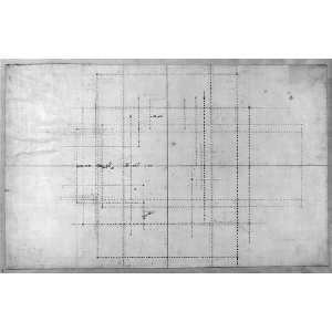  United States Capitol,Washington,D.C. Foundation plan,1792 