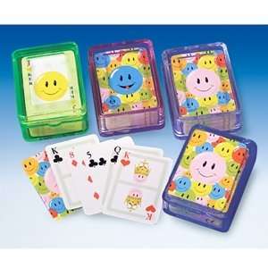  Mini Smiley Face Playing Cards: Toys & Games