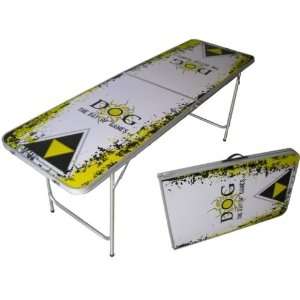  6.5 Foot Foldable Beer Pong Table by The Day of Games 