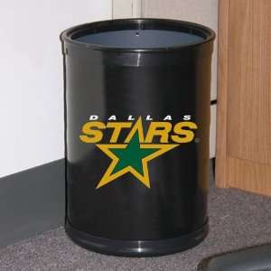  Dallas Stars Black Team Wastebasket: Sports & Outdoors