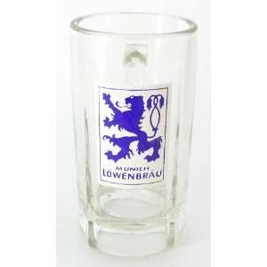  Munich LOWENBR?U Glass Beer Stein Mug