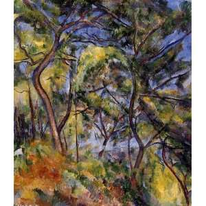  Reproduction   Paul Cezanne   24 x 28 inches   Forest