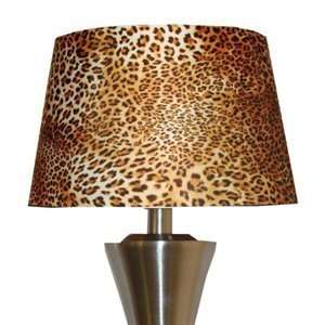   Golden Leopard Large Drum Lamp Slipcover Lamp Shade: Home Improvement