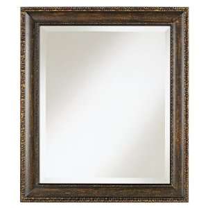   : Hand Finished Black and Gold Wood Frame Wall Mirror: Home & Kitchen