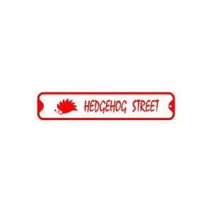  HEDGEHOG STREET sign * street animal pet: Home & Kitchen