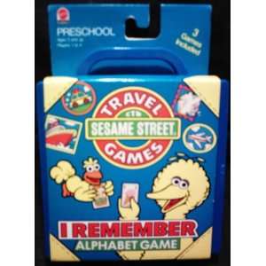  Sesame Street Travel Games I Remember Alphabet Game: Toys 