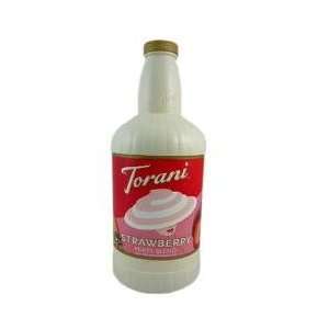 Torani Strawberry Puree Blend   64 oz  Grocery & Gourmet 