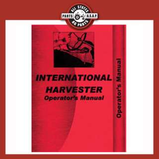 Operators Manual International 284  