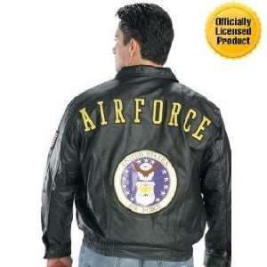   Licensed U.S. Airforce Bomber Leather Jacket Sz 3XL