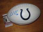   Luck signed Indianapolis Colts NFL Logo Football #1 Pick NFL Draft