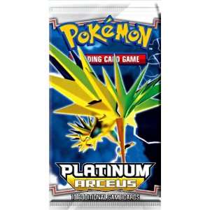  Pokemon Platinum Arceus Booster Pack 10 Cards: Toys 