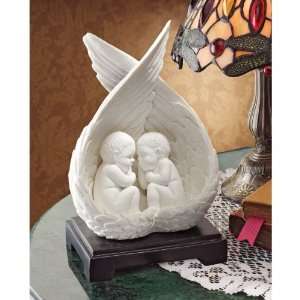 Precious Slumber Baby Angel Bonded Marble Statue