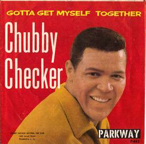 45 RECORD SLEEVE ONLY CHUBBY CHECKER PARKWAY P 842 VG+  