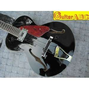  whole    quality jazz black electric guitar Musical Instruments