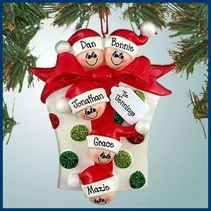 Personalized Christmas Ornaments   Family on Gift   Personalized with 