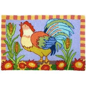 Country Rooster Kitchen Area Rug:  Home & Kitchen