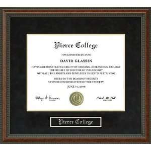 Pierce College Diploma Frame 