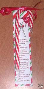 LEGEND OF THE CANDY CANE Christmas Bookmarks 24/pkg  