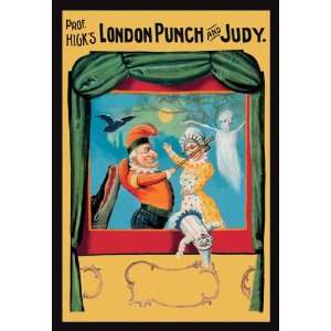  Prof. Hicks London Punch and Judy 20x30 Canvas
