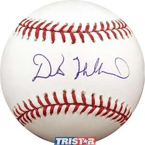  TRISTAR Derek Holland Autographed ML Baseball Sports 