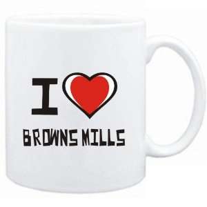 Mug White I love Browns Mills  Usa Cities:  Sports 