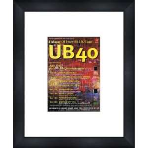  UB40 UK Tour 1999   Custom Framed Original Ad   Framed 
