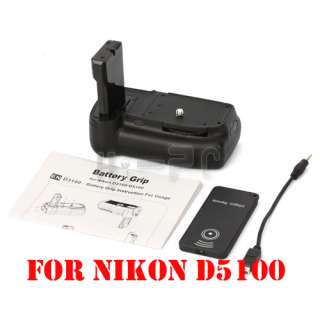 Pro Battery Grip for Nikon D5100 EN EL14 DSLR Camera+IR  