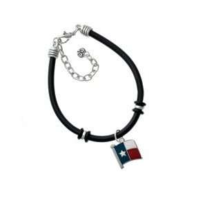  Texas Flag   Lone Star Black Charm Bracelet [Jewelry 