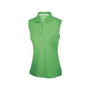   Sleeveless Solid Logo Polo for Women   Greenwich