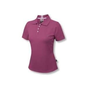 : Adidas 2007 Womens ClimaLite Stretch Pique Short Sleeve Golf Polo 
