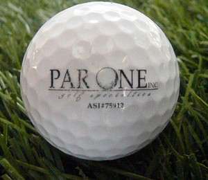 PAR ONE GOLF SPECIALTIES ASI#75912 Logo Golf Ball  