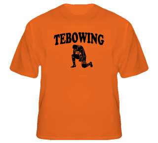 Tim Tebow Tebowing Praying Football T Shirt  