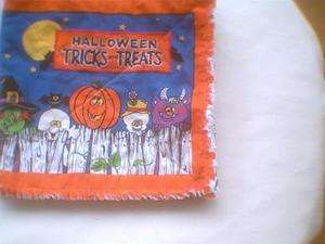 Rag quilt Soft fabric book Halloween story puzzles  