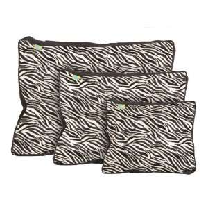    Happy Tails Gusseted Zebra/Black Suede, Large