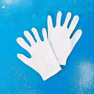 Sensory Snoezelen Glow   In   The   Dark White Gloves 