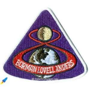  Apollo 8 Mission Patch   Borman, Lovell, Anders 