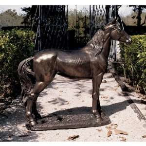  48 Large Bronze Patina Horse Home Garden Sculpture Statue 